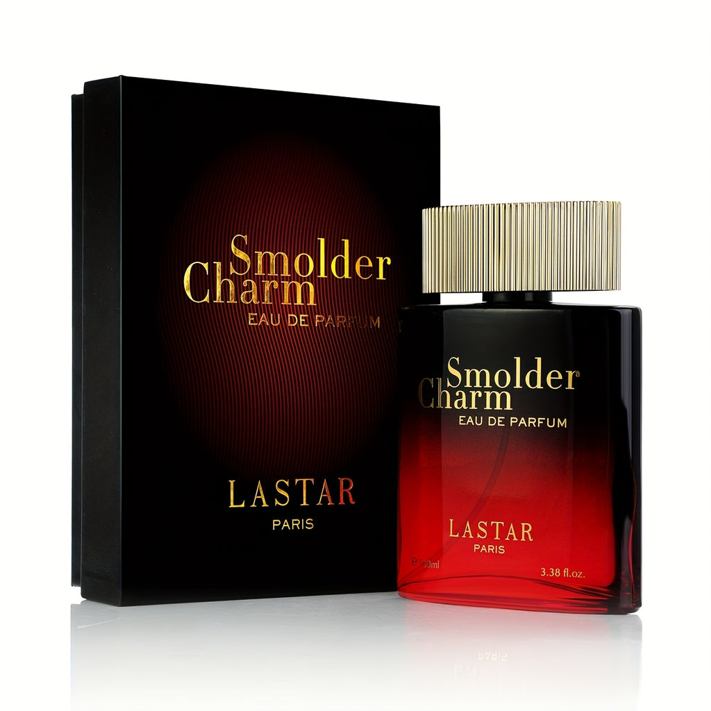 LASTAR Colonia para Hombres Ámbar y Especiado, Eau De Parfum Intenso con Acorde de Toffee y Madera de Ámbar, Mezcla de Cardamomo Vibrante con Acorde de Toffee, Infundido con Madera de Ámbar, Fragancia Sofisticada y Potente de Larga Duración. 100ml, Regalo