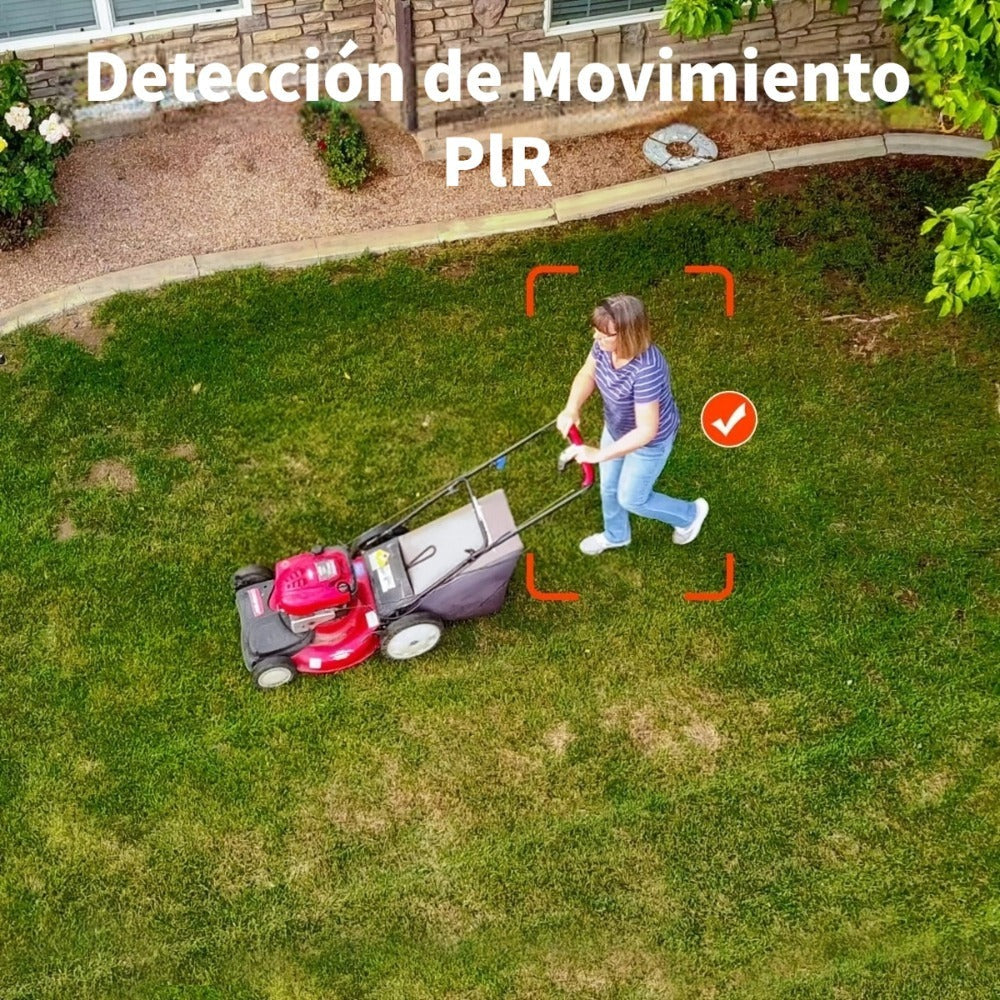 ANRAN Cámara de exterior inalámbrica de 3MP con batería de respaldo, visión nocturna a color, detección humana y audio bidireccional, alarma de sirena, adecuada para vigilancia empresarial, almacenamiento en la nube/SD, compatible con Alexa