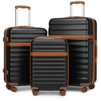 Maleta KONO Disponible en Tamaños de 20 Pulgadas, 24 Pulgadas y 28 Pulgadas, Fabricada con una Mezcla de ABS y Policarbonato. Este Trolley de Carro Rígido Está Equipado con Cuatro Ruedas y un Cerradura TSA, lo que lo Hace Ideal para Uso en la Cabina y Via