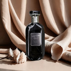 Perfume Árabe Oud de Lujo para Hombre, Fragancia Oriental Premium en Elegante Botella de Vidrio Negro | Aroma Exótico Picante Amaderado | Elegante Set de Regalo para Él con Presentación Sorpresa (Eid/Cumpleaños/Aniversario)