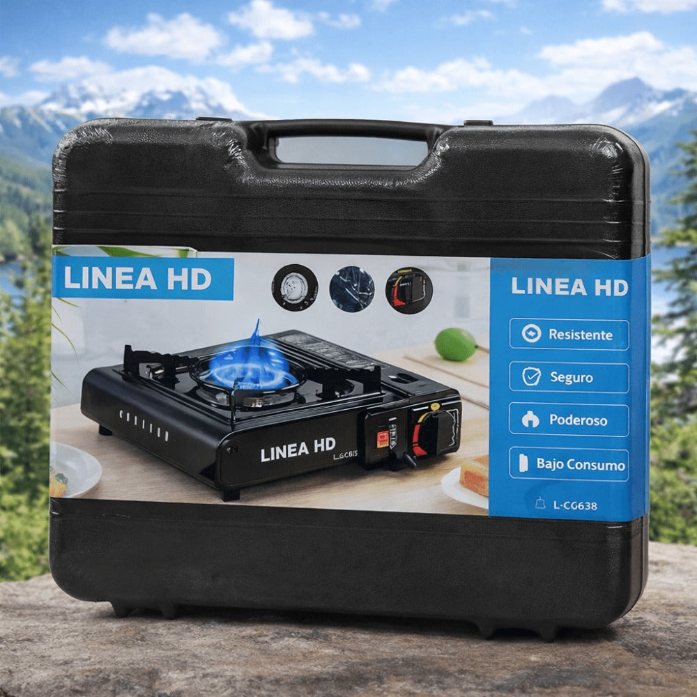 Hornillo dual hd Potencia portátil al instante y 4 recambios