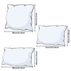 Juego de 1/2 almohadas de relleno esponjoso, especificación 1 unidad 40 X 80, 2 unidades 40 X 80 y 80 X 80, soporte tridimensional y almohadas anti-colapso, suaves como las nubes para adaptarse a las curvas de tu cabeza, adecuadas para sala de estar, dorm