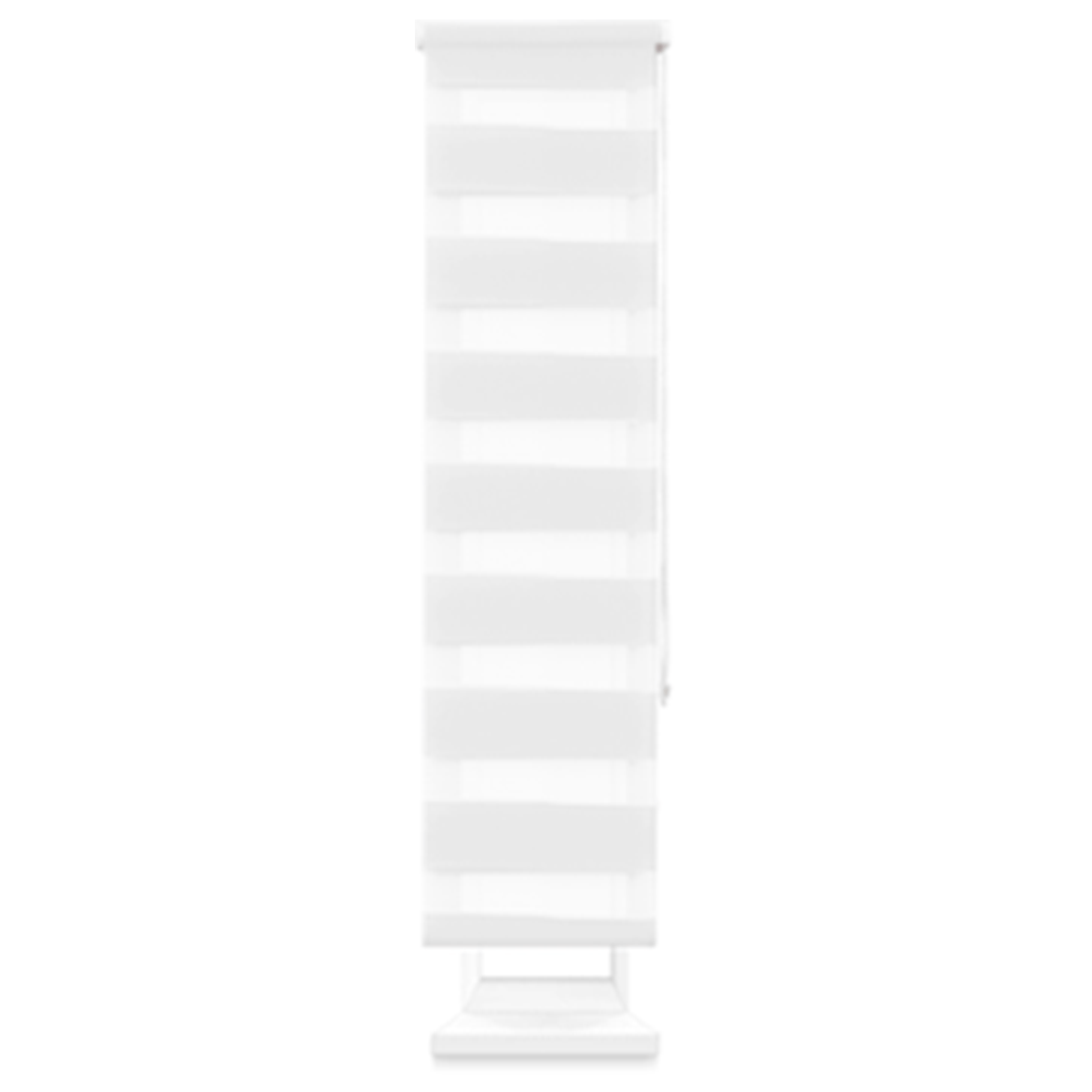 Estor enrollable de día y noche de doble capa, sin taladro, fácil instalación, resistente y duradero