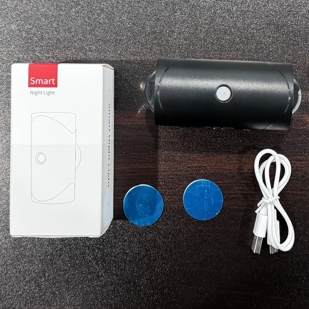 4/2/1 Luz Nocturna LED Inteligente con Sensor de Movimiento, 3 Modos de Iluminación, Cambio de Color RGB, Montaje Magnético Recargable USB para Entrada, Dormitorio y Armario