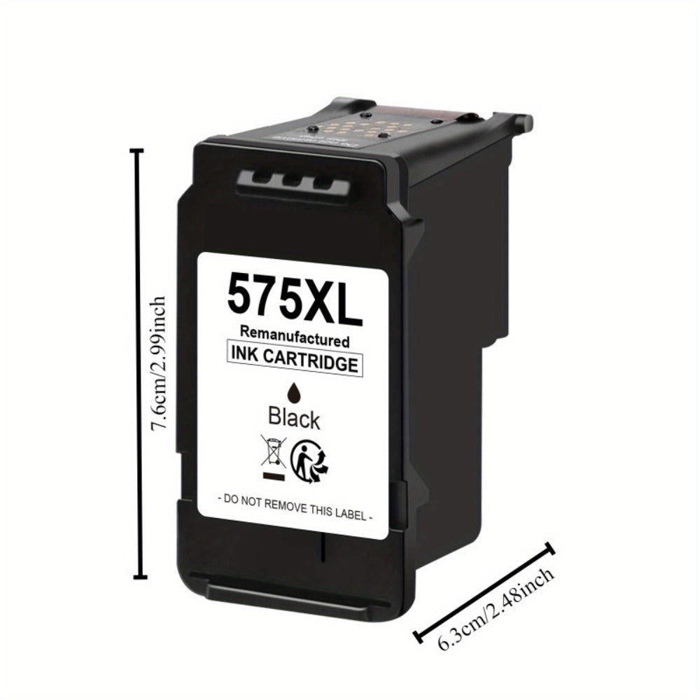 Cartuchos de Tinta 575 XL 576 XL Compatibles con Canon 575 576 Cartuchos de Tinta y Color para Canon PIXMA TS3550i TR4750i TR4751i TS3551i Paquete de 2