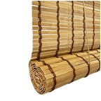 Persiana Enrollable de Bambú Natural para Puertas y Ventanas Decorativa. Estor Ajustable de Ocultación para Exterior e Interior Protector de Fácil Instalación.