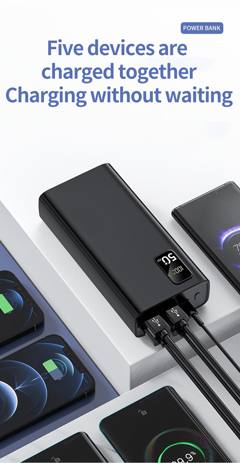Power bank para carga durante viajes y uso diario | 50000Mah y 5W