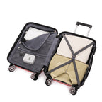 Maleta de Cabina Policarbonato 55x40x20cm (40L) - 20 Pulgadas - Negro/Azul/Amarillo/Rojo/AzulMarino/Plaeada/RosaDorada/Menta
