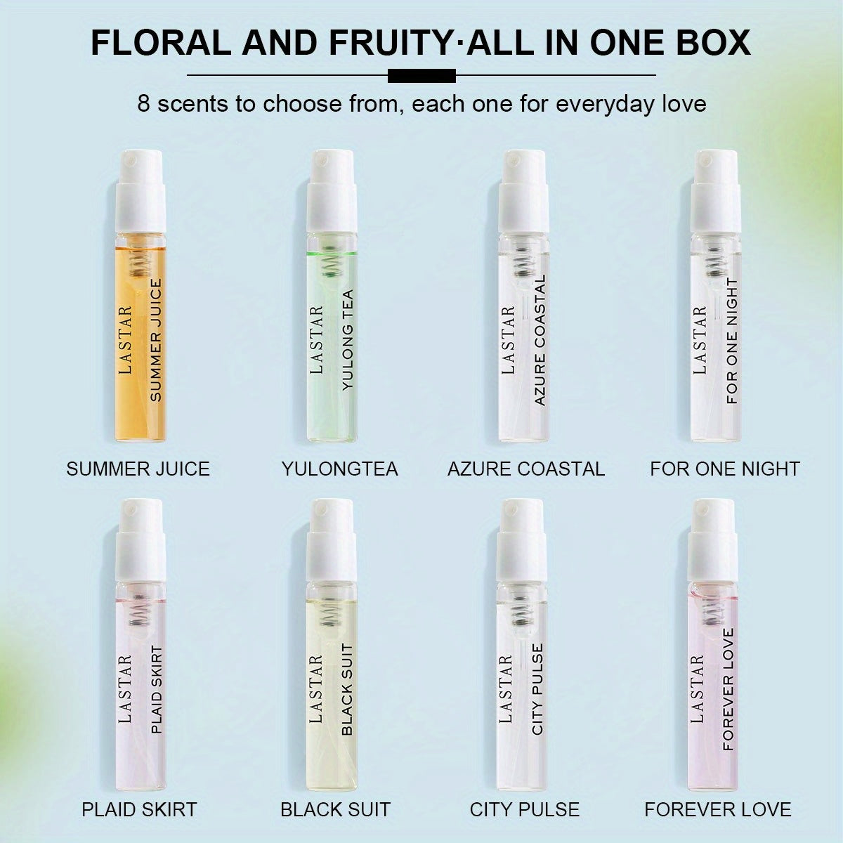 Set de perfume Senior para mujer, 8 piezas, spray de fragancia corporal, fragancia duradera y rica, fragancia rica, aroma dulce y romántico, fijación de fragancia a largo plazo, encanto único, para citas diarias, viajes, trabajo, deportes, opción perfecta