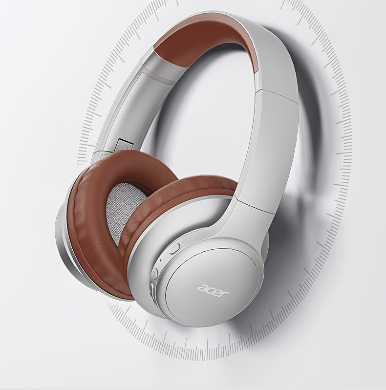 Auriculares Bluetooth | [Producto Oficial Acer] Auriculares Over-Ear Acer OHR559 OWS con Sonido Envolvente ACS, Bajos Potentes, Batería de Larga