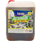 KIMIA - Quita Grasas Extra Fuerte 5L | Quitagrasas Concentrado | Desengrasante Profesional | Potente y Versátil | Desengrasante para Diversas Superficies | Alta Eficacia