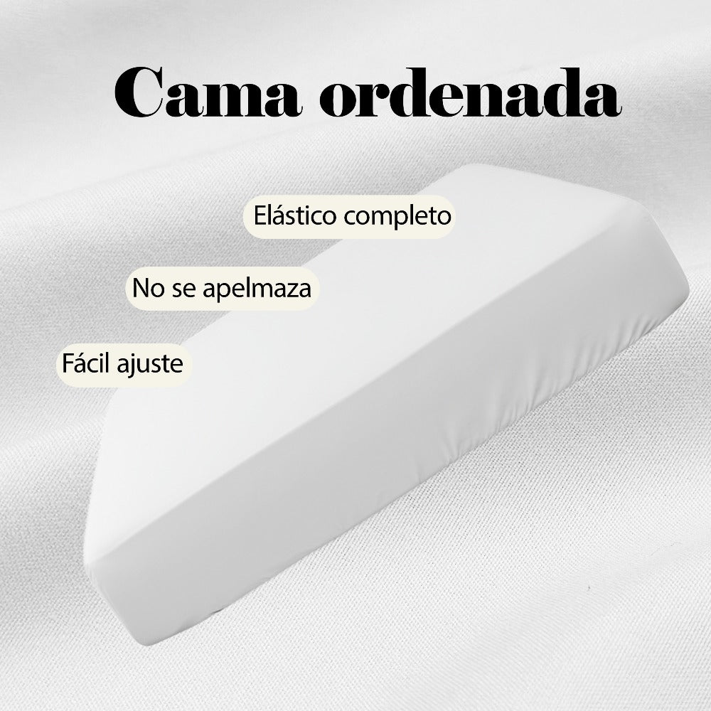 H HANSEL HOME Sábana Bajera Ajustable Microfibra Cama 90 105 135 150 180, Elástico 360°, Altura 28-30 cm, Suave y Transpirable