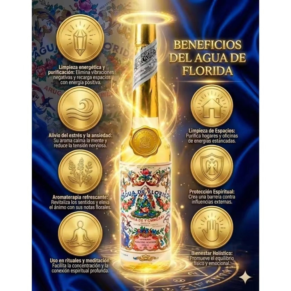Paquete de agua de Florida Murray & Lanman de 2 botellas (2×270 ml) – Original de Perú – Agua de colonia esotérica y aromática para limpieza energética, ritual y bienestar