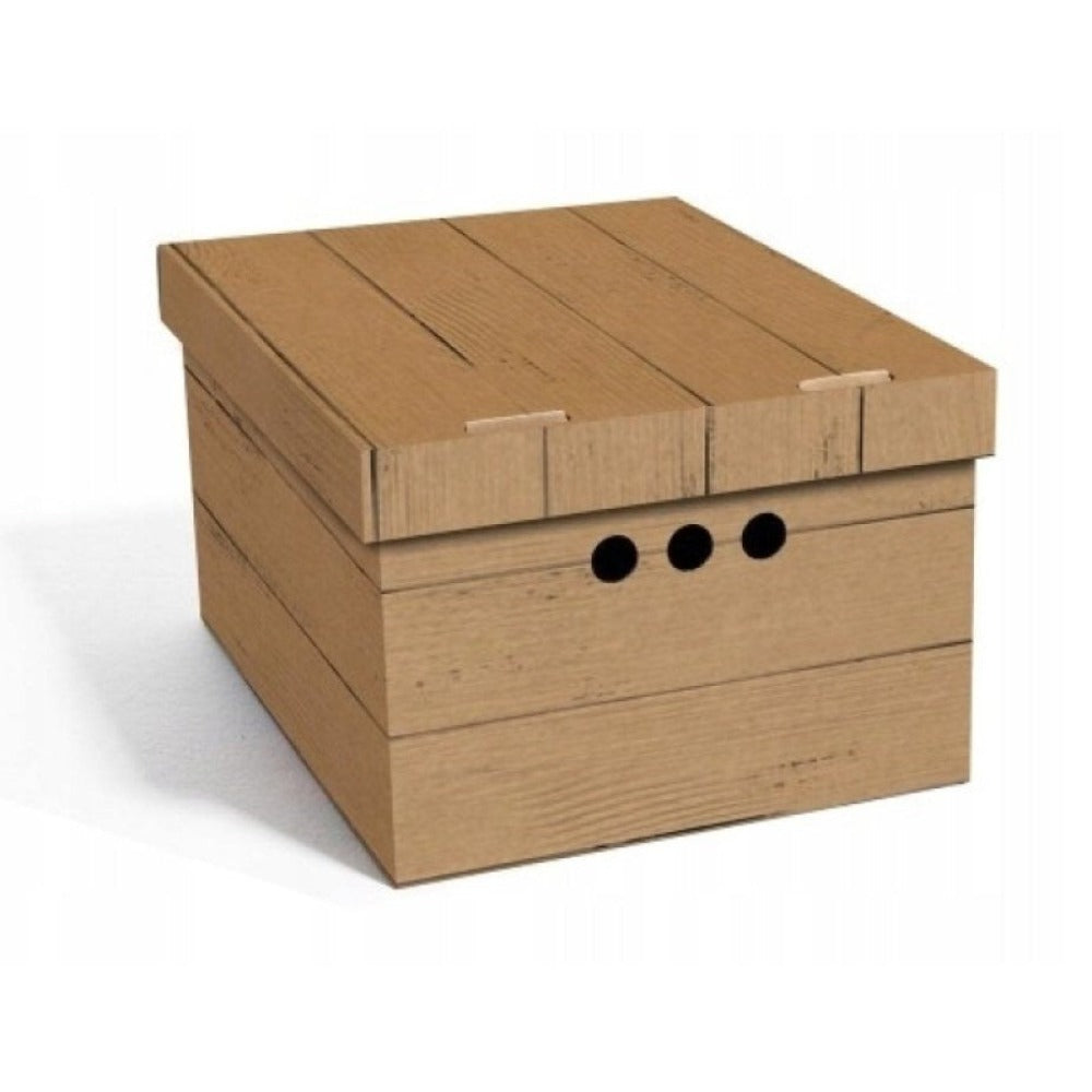 Caja de almacenamiento decorativa de cartón, 1 pieza, con estampado, para ropa, artículos pequeños, documentos, ideal para hogar, oficina o armario, dimensiones: 35x26.3x18.6 cm