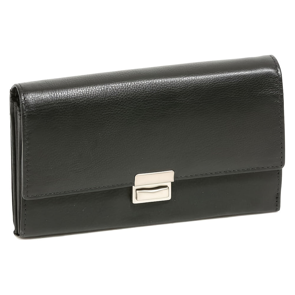Billetera tipo server de cuero sintético de alta calidad, billetera espaciosa tipo caja registradora, amplia sección para monedas, diseño negro resistente, unisex, ideal para restaurantes, taxis, cafeterías y más