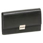 Billetera tipo server de cuero sintético de alta calidad, billetera espaciosa tipo caja registradora, amplia sección para monedas, diseño negro resistente, unisex, ideal para restaurantes, taxis, cafeterías y más