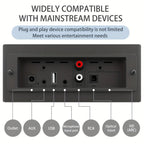 Sistema de megafonía portátil Active Powered Column Line Array, altavoz sin varillas con subwoofer, sistema de sonido de altavoz TWS, altavoz de audio sin varillas tipo división con mezclador de 3 canales, altavoces inalámbricos potentes y ruidosos, luces