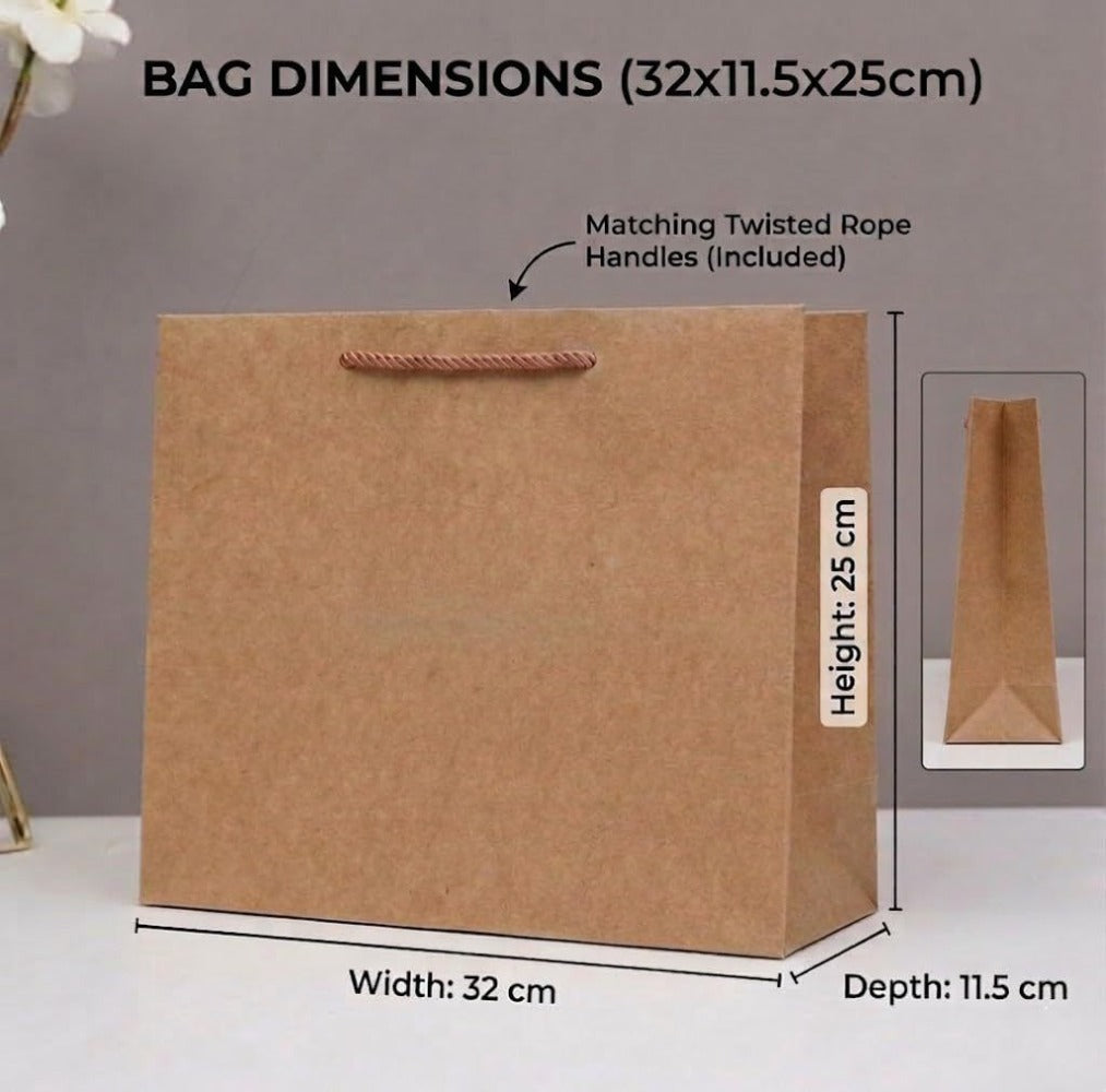 Pack de 12 Bolsas LUJO para Regalo con Asas de Cuerda,Bolsa Premium de Papel Grueso 230GSM，Fondo Reforzado, Ideales para Regalos, Eventos y Uso Profesional