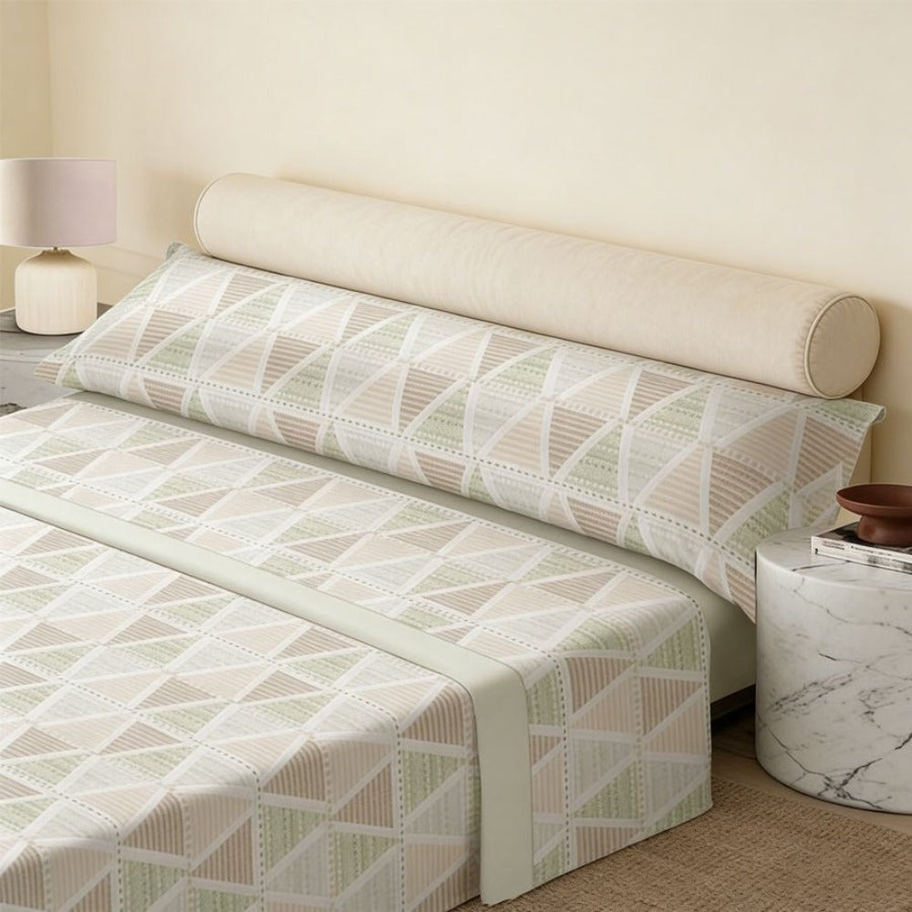 Juego de cama prémium de tres piezas: sábana bajera, sábana y funda de almohada. Suave y cómodo, disponible en varios colores y tamaños, fácil de cuidar.