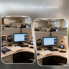 Cámara de Reloj Rectangular Inteligente, Cámara Inalámbrica Wifi 1080P con Visión Nocturna, Detección de Movimiento y Visualización Remota, Cámara de Vigilancia para Bebés/Personas Mayores/Mascotas, Seguridad Interior para el Hogar, Decoración de Escritor