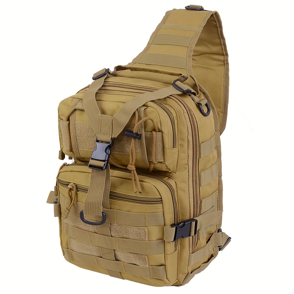Mochila Táctica de Pecho de Alta Calidad para Patrulla, Senderismo, Camping, Escalada, Ciclismo, Mochila Táctica de Cruzada para Viajes y Senderismo