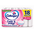 Papel Higiénico Colhogar Cuida & Protege – 3 Capas, Pack 4+2 Rollos (6 Rollos)