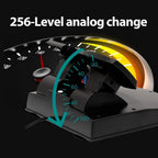 Volante de juego de carreras NBCP con pedales, volante de 270° con retroalimentación de fuerza, para PC, PS4/PS3, Android, simulador de carreras Real Racing