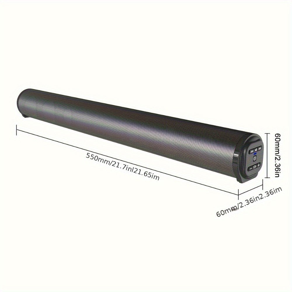 Barra de sonido inalámbrica con subwoofer y control remoto, sistema de cine en casa para TV, altavoces