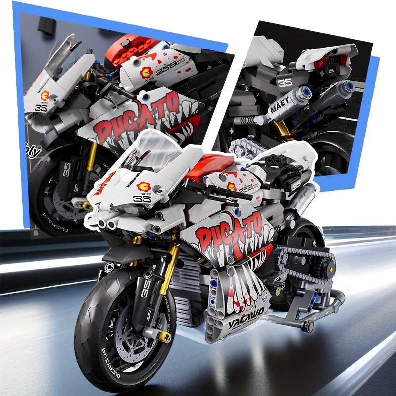 Serie de Ciencia y Tecnología: Coche de Ensueño, Motocicleta, Bloques de Construcción de Ciudad, Juguetes Montables, Regalos para Cumpleaños, Navidad, Acción de Gracias y Año Nuevo