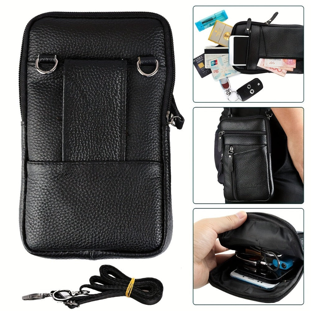 Bolso de cintura Bolso de teléfono Bolso de hombro Bolso de cintura Bolso bandolera Hombre