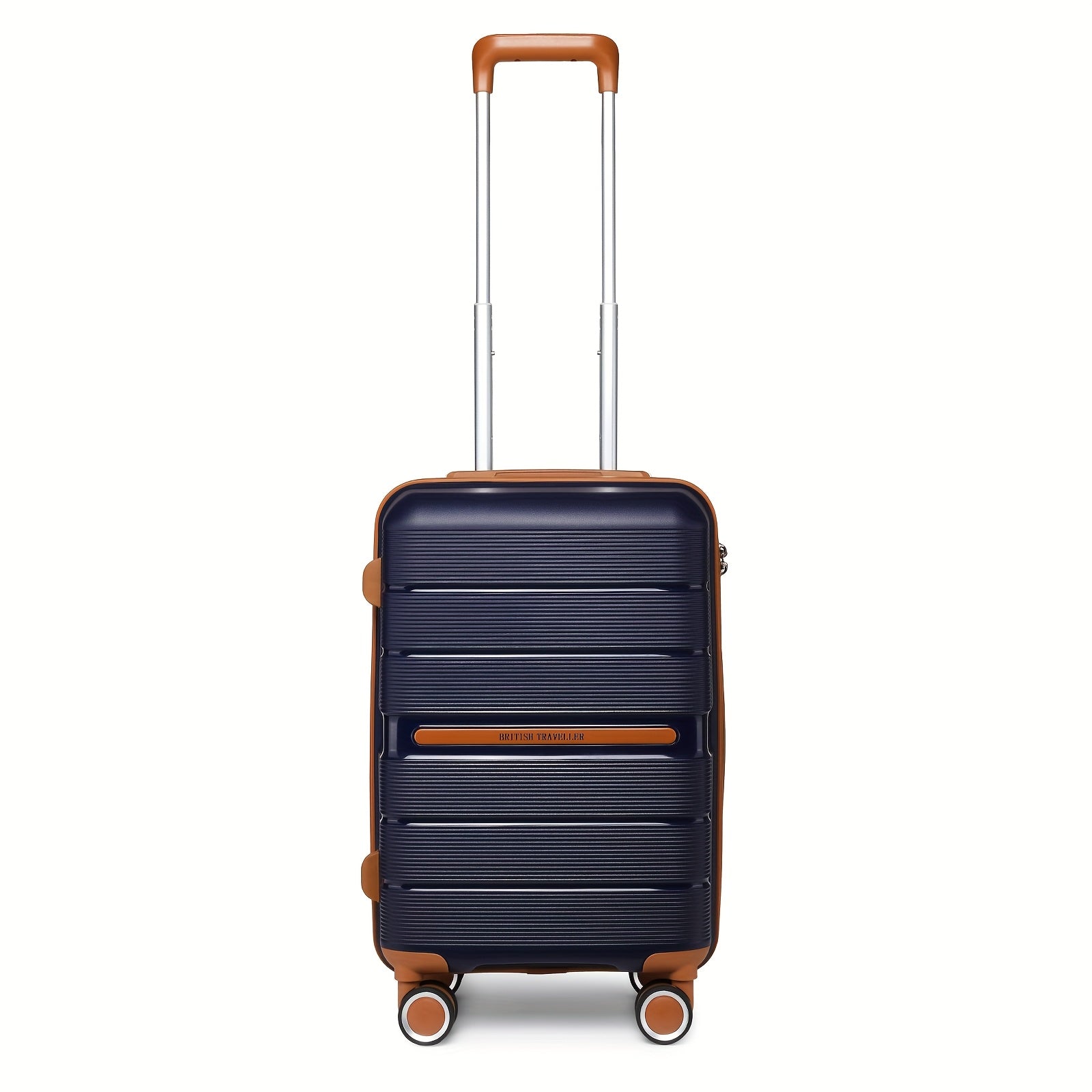 Maleta de Cabina Ligera de Polipropileno de 20/24/28 Pulgadas con Cerradura TSA, Ruedas Giratorias de 4 Ruedas, Adecuada para Viajes Aéreos y Equipaje de Avión
