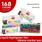 GUANGNA Juego de Bolígrafos de Gel, Punta de 1 mm, Marcadores de Arte de Nueva Generación 72 piezas/Set o 168 piezas/Set, Alta Capacidad, Caja de Regalo con Diseño Elegante, Bolígrafos de Patrón Colorido de Punta Media 1.0 mm para Escritura