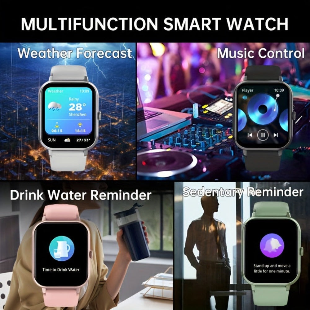 GWENLAND Pro Smartwatch - Pantalla de 4.65cm, IP68 | Monitor de Fitness con Llamadas y Mensajes, Más de 100 Modos de Ejercicio, Podómetro, Distancia - Compatible con Android y Teléfono detail image - detail view 10