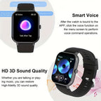 GWENLAND Pro Smartwatch - Pantalla de 4.65cm, IP68 | Monitor de Fitness con Llamadas y Mensajes, Más de 100 Modos de Ejercicio, Podómetro, Distancia - Compatible con Android y Teléfono detail image - detail view 4