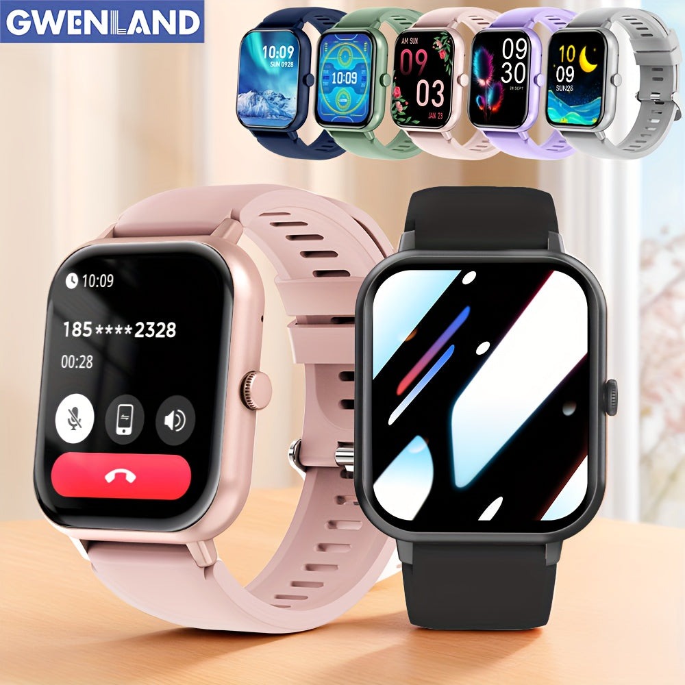 GWENLAND Pro Smartwatch - Pantalla de 4.65cm, IP68 | Monitor de Fitness con Llamadas y Mensajes, Más de 100 Modos de Ejercicio, Podómetro, Distancia - Compatible con Android y Teléfono product image