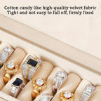 Joyero vintage de gran capacidad de piel sintética de PU con cajones - Múltiples niveles con forro suave, apto para collares, pendientes, anillos, escritorio para dormitorio, regalo de boda, San Valentín, Navidad, Día de la Madre, cajas de 