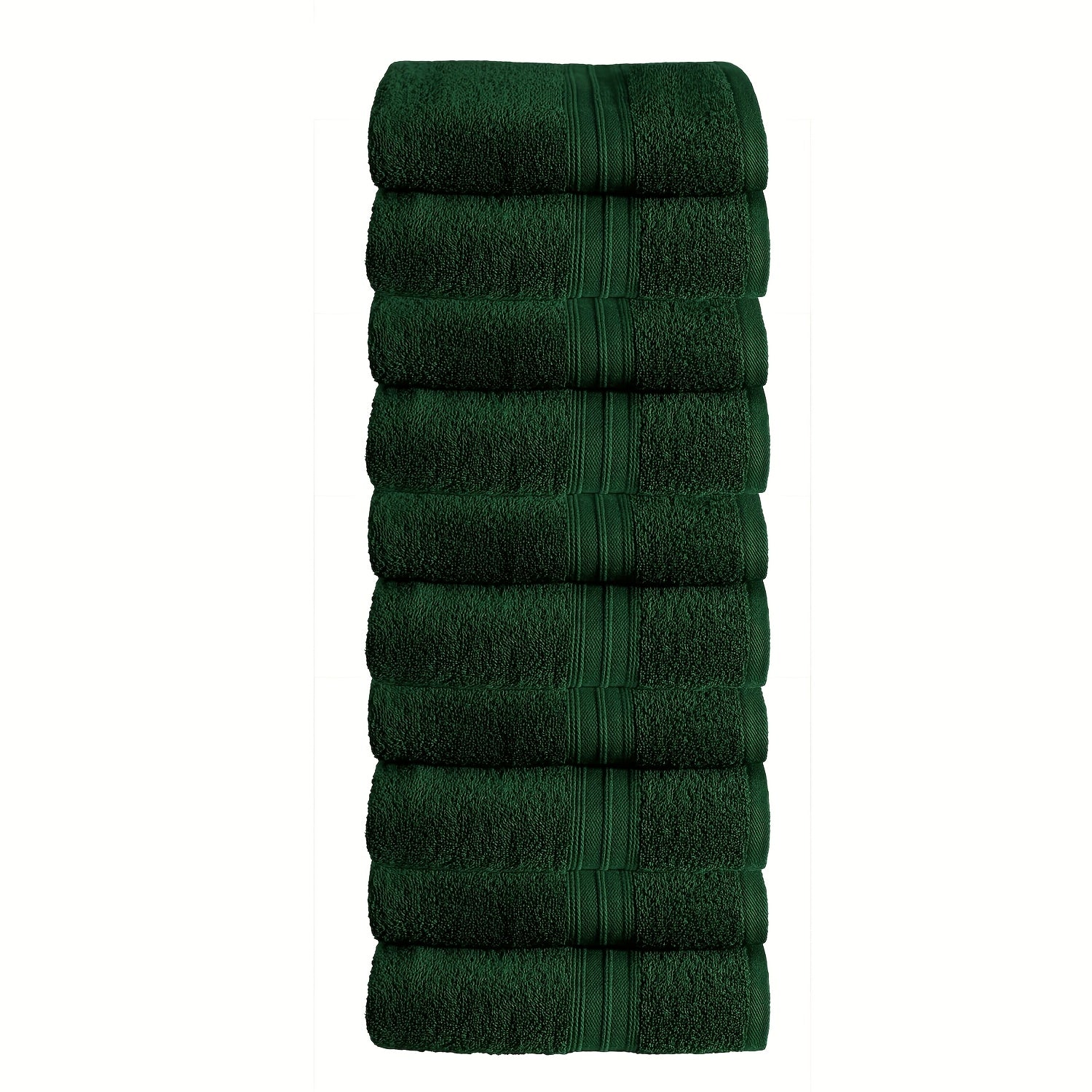 Juego de 10 Toallas de Mano de 50 x 100 cm, 550 g/m², Toallas de Algodón Suave, Secado Rápido, Altamente Absorbentes y Ligeras, Multiusos con Borde a Rayas Moderno, Ideales para Hogar, Hotel y Baño variant image - product view 18