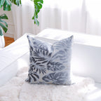 Juego de 2 fundas de almohada de terciopelo grueso, funda de cojín decorativa para sofá con plantas tropicales, funda de almohada suave y cómoda, varios colores disponibles, 45.72x45.72cm, 50.8x50.8cm, apta para sala de estar, sofá, dormito