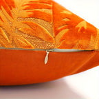 Juego de 2 fundas de almohada de terciopelo grueso, funda de cojín decorativa para sofá con plantas tropicales, funda de almohada suave y cómoda, varios colores disponibles, 45.72x45.72cm, 50.8x50.8cm, apta para sala de estar, sofá, dormito