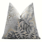 Juego de 2 fundas de almohada de terciopelo grueso, funda de cojín decorativa para sofá con plantas tropicales, funda de almohada suave y cómoda, varios colores disponibles, 45.72x45.72cm, 50.8x50.8cm, apta para sala de estar, sofá, dormito