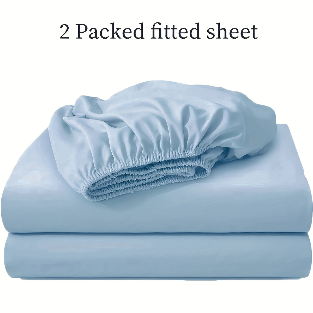 Juego de 2 sábanas bajeras, funda protectora de colchón suave y cómoda, kit de sábanas bajeras transpirable y multifuncional, lavable, apto para dormitorios, habitaciones de invitados, escuelas, utilizable en todas las estaciones, ropa de c