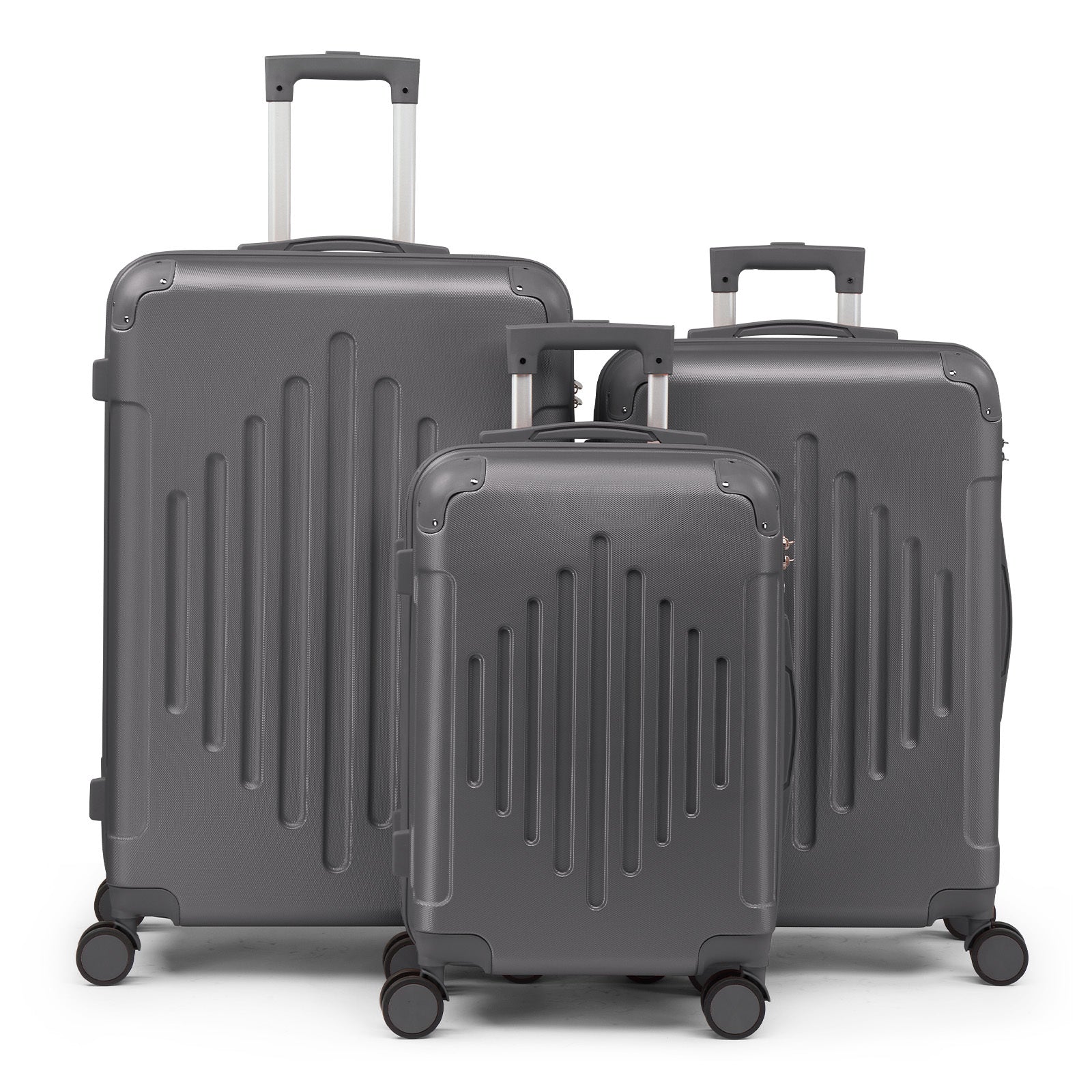 Juego de 3 Maletas de Carcasa Dura con Ruedas Giratorias - Maletas de Mano Ligeras para Hombres y Mujeres, Juego de Equipaje de Viaje Duradero (Incluye Tamaño de Cabina) variant image - product view 16