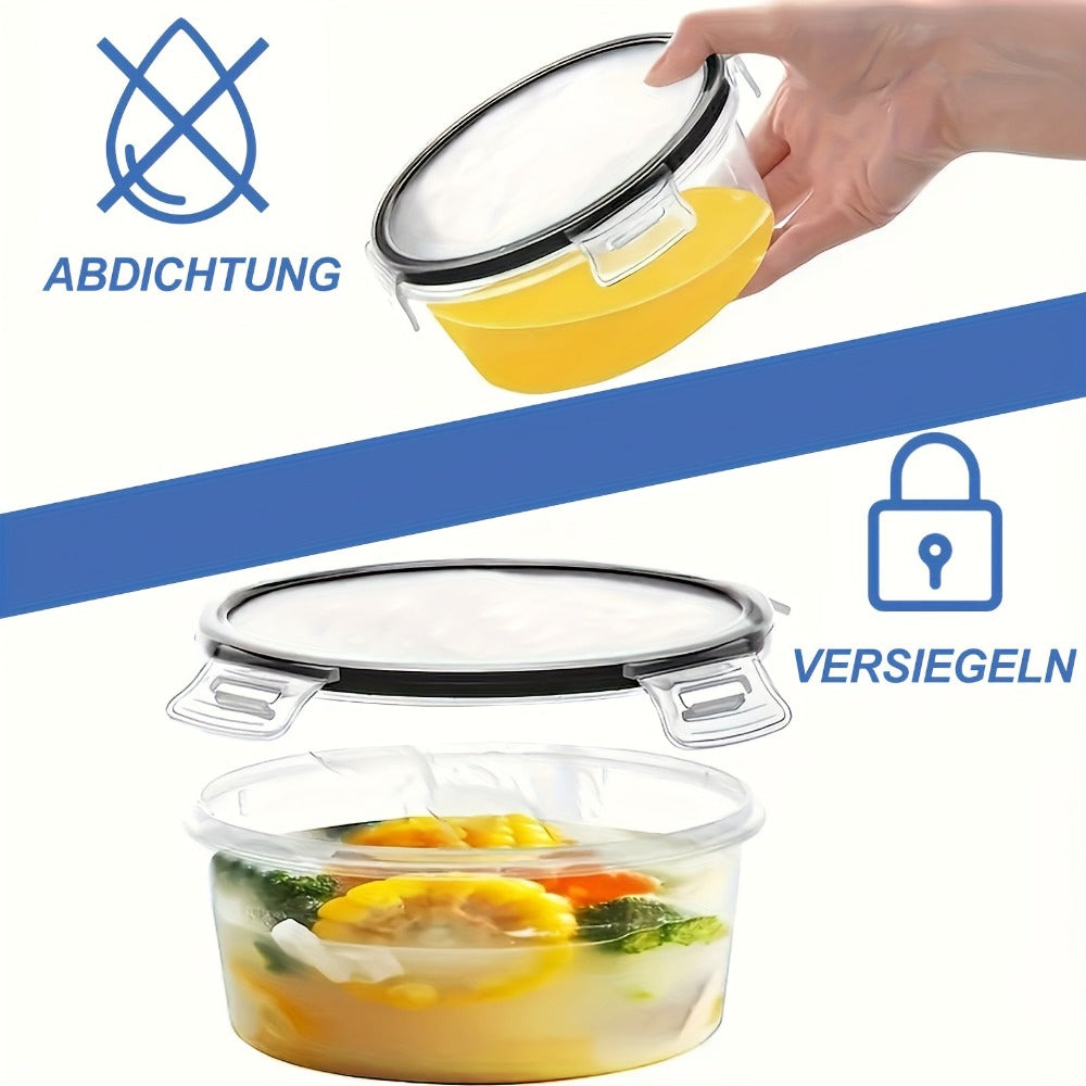 Juego de 48 recipientes para guardar alimentos, loncheras, fiambreras con tapa fácil de cerrar (24 tapas y 24 recipientes) - Contenedor de plástico sellado para uso en salas de alimentos, viajes, equipo para exteriores, para la escuela, org