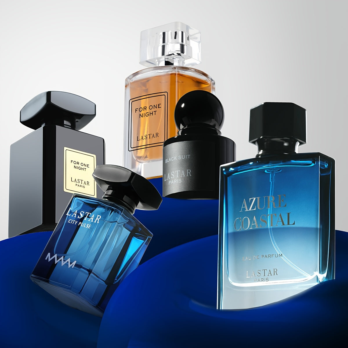Juego de 5 botellas de perfume para hombre, almizcle clásico, pachulí, vainilla, café, fragancia de larga duración, agua de tocador para hombre, colonia para hombre, apto para múltiples ocasiones, empaquetado individualmente, regalo festivo