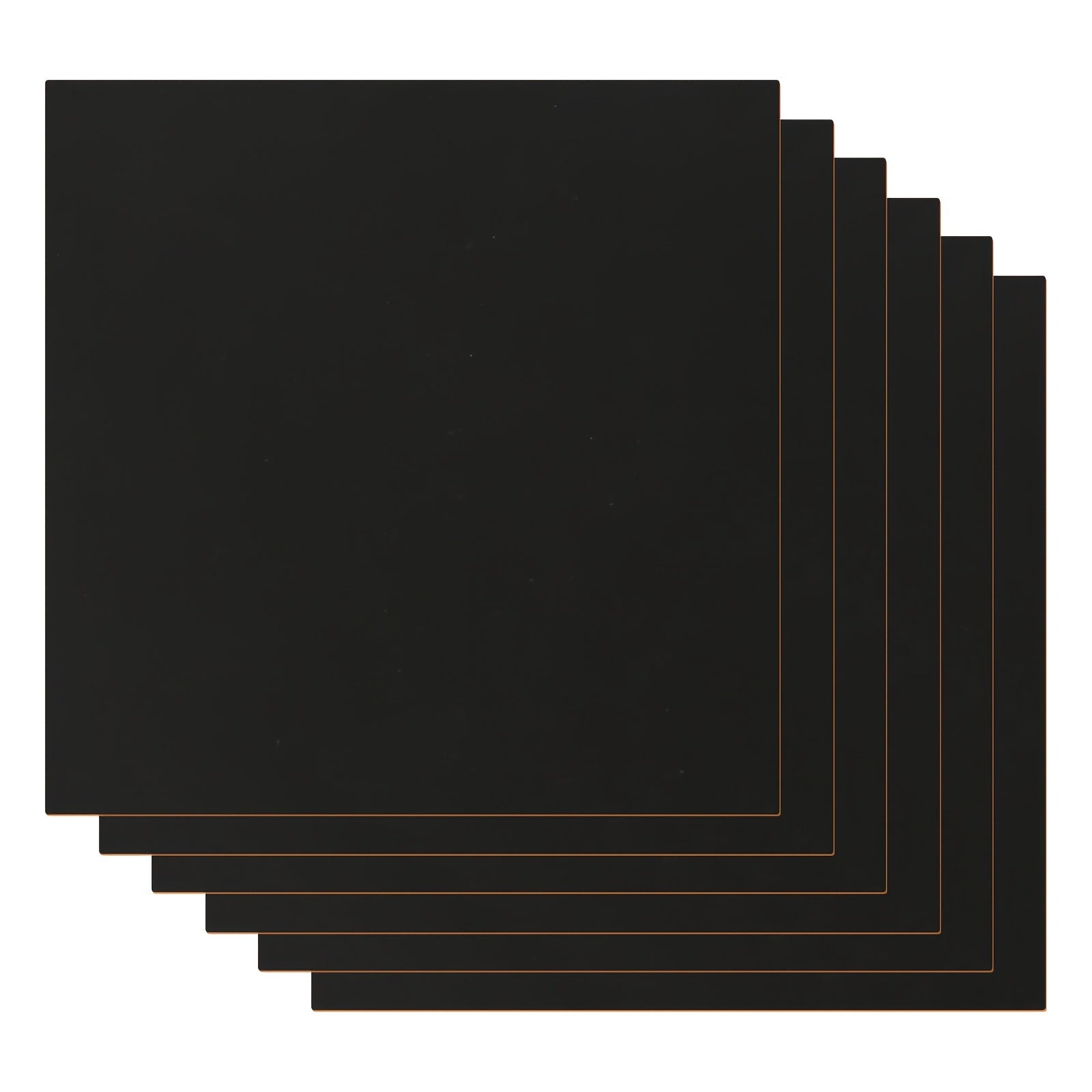 Juego de 6 piezas de tablero MDF de densidad especial de 3 mm 30*30 cm con pegatinas coloridas para manualidades, corte CNC, pintura, manualidades DIY, ahuecado, decoraciones festivas, maquetas planas, maquetas de casas, joyería de aretes -