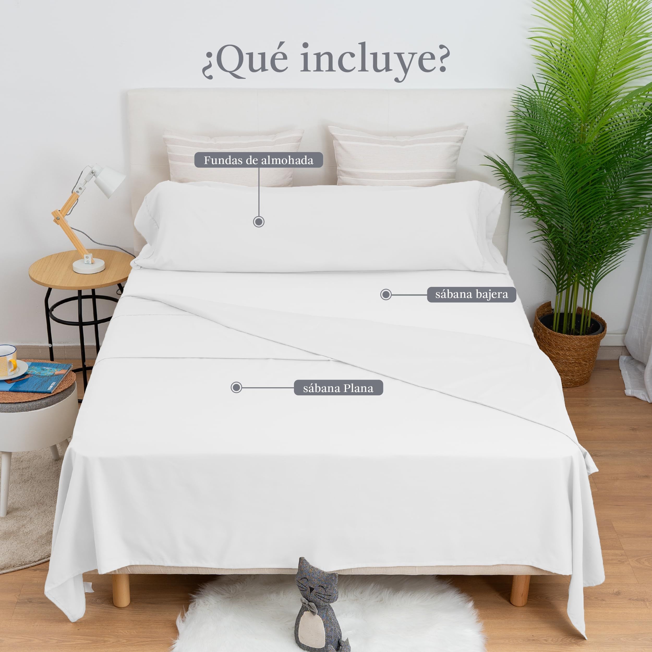 Juego de cama de tres piezas, suave y cómodo, adecuado para todas las estaciones, rosa, azul, rojo rosa, negro, gris, blanco, adecuado para camas de 90 CM, 105 CM, 135 CM, 150 CM, 180 CM detail image - detail view 5