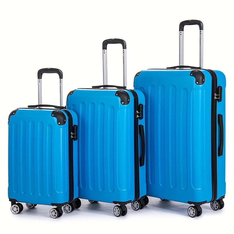 Juego de equipaje familiar de tres piezas de 20+24+28 pulgadas, combinación de maletas de cabina de 20 pulgadas, maleta de viaje de negocios, caja de almacenamiento con contraseña, maleta con ruedas universal, maleta trolley de carcasa dura