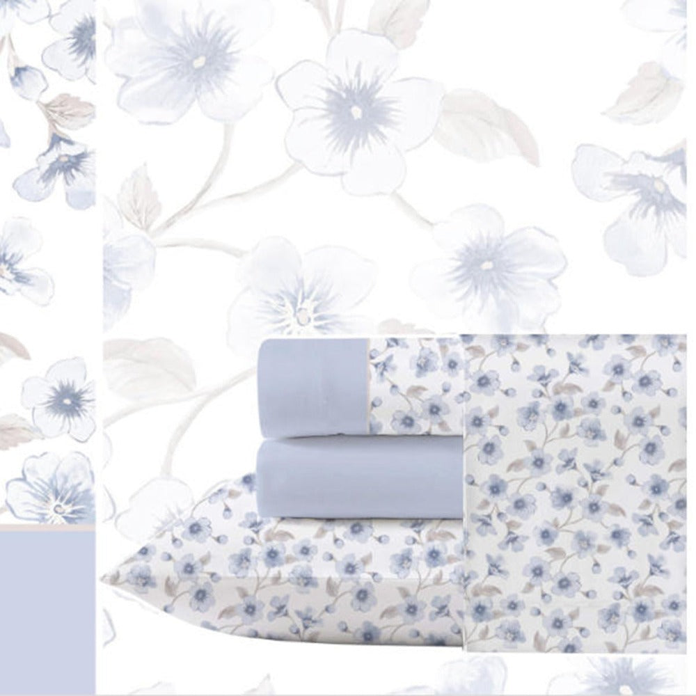 Juego de Sábanas Estampadas Para Cama 90,Cama 105,Cama 135,Cama 150 ,Juego de Cama Confortable de Tacto Suave 3Piezas(1Funda de Almohada 1Sábana Encimera 1Bajera Ajustable) detail image