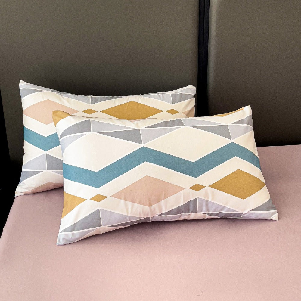 Juego de Sábanas Estampado de 3 o 4 Piezas, Muy Suave, Cómodo y Transpirable, Incluye Sábana Encimera + Sábana Bajera Ajustable + Fundas de Almohada de Sobre detail image - detail view 3