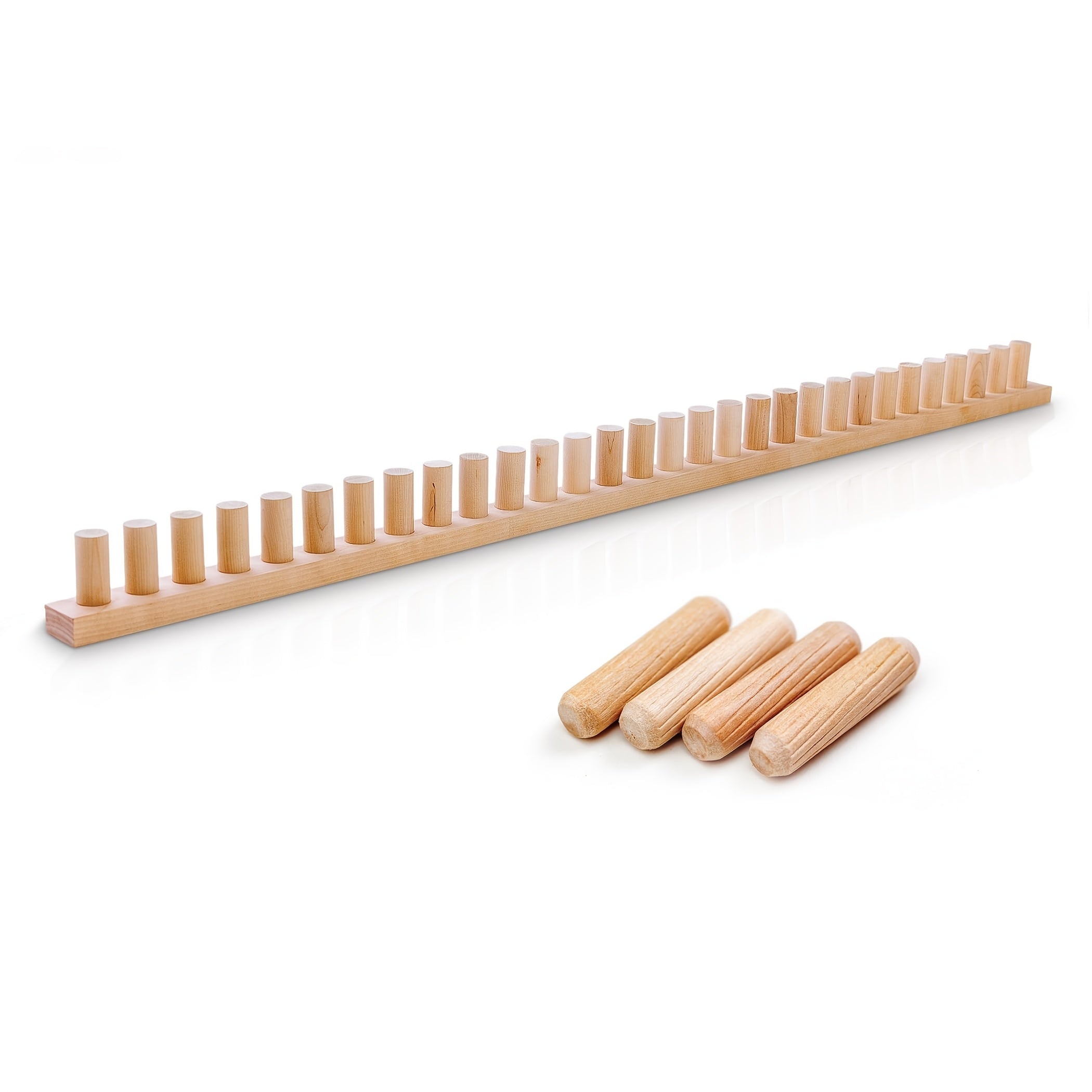 Kit de 4 Piezas para Tejer Mantas con Telar Manual de Madera - Artesanía DIY para Principiantes, Hecho a Mano para Mantas Acogedoras, Colchas y Afganos, Ideal para Artesanos DIY detail image